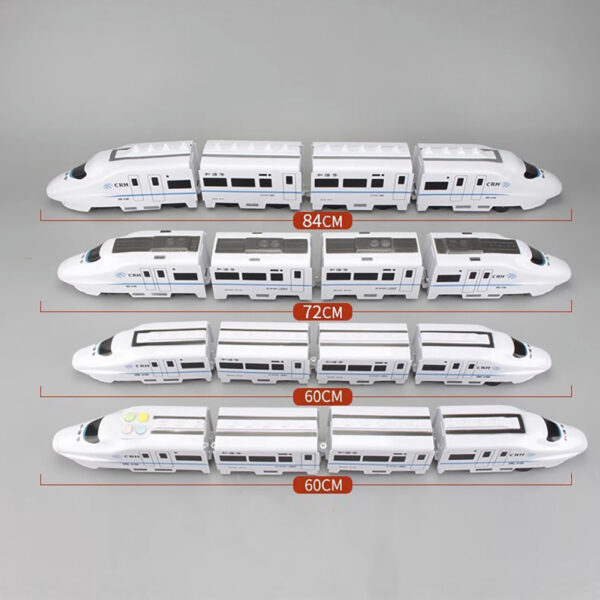 Electric Train Toy Simulation High Speed Railway Harmony Train Model Educational Toys For Boys Girls Gifts Extra Large 88cm