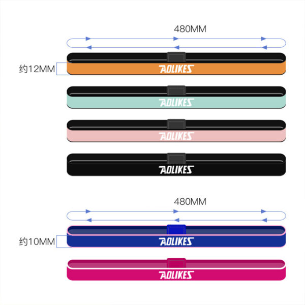 Fashionable Colors Yoga Headband Silicone Anti-skid Strip Non-slip Sweatproof Breathable Sports Hairband For Fitness Running Orange