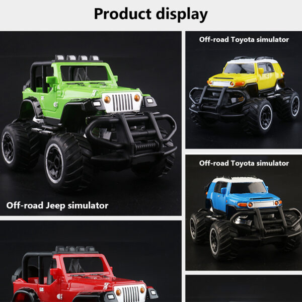 Remote Control Car 4CH Remote Control Off-road Vehicle Model Toys Birthday Gifts For Boys Girls Aged 3+ graffiti blue