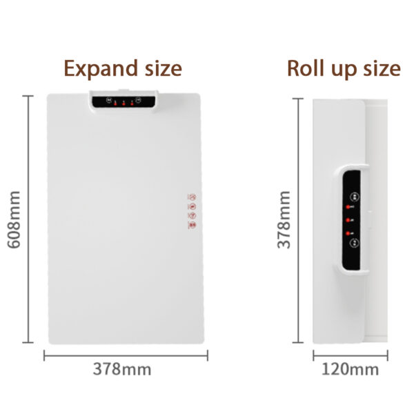 Electric Warming Tray With Adjustable Temperature Foldable Fast Heating Electric Warming Hot Plate