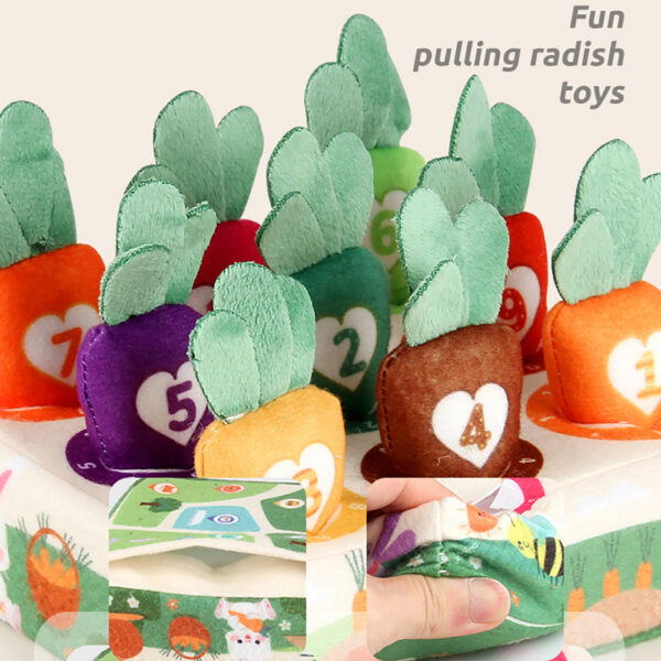 Rabbit Toys, Interactive Toys With 6 Small Carrots, Small Animals Interactive Chew Toys Supplies