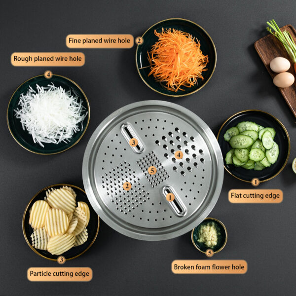 Stainless Steel Basin, Box Grater With Fine Mesh Strainer, Basin, Julienne Peeler, Circular Edge, Detachable Vegetable Slicer Grater Strainer And Drain Basket grater basin 3-piece