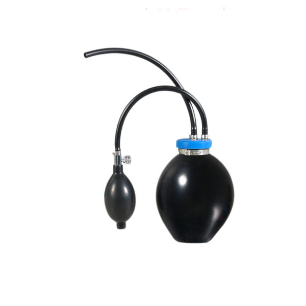 Universal Quick Intake Inflatable Bladder For Pipeline Leak Detection Diagnostic, Strong Sealing Automotive Smokes Machine Bladder Leak Tester black