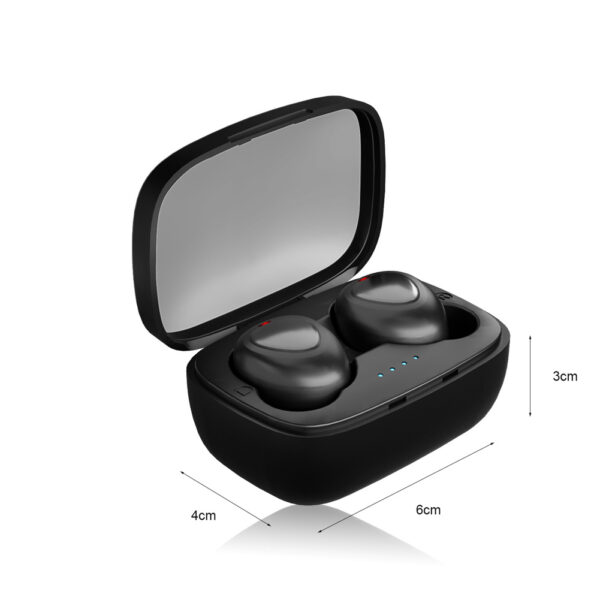 Z10 Wireless Earbuds Noise Canceling Ear Buds In-Ear Sport Headset Mini Surround Sound Earbuds For Smart Phone Laptop Black-Boxed