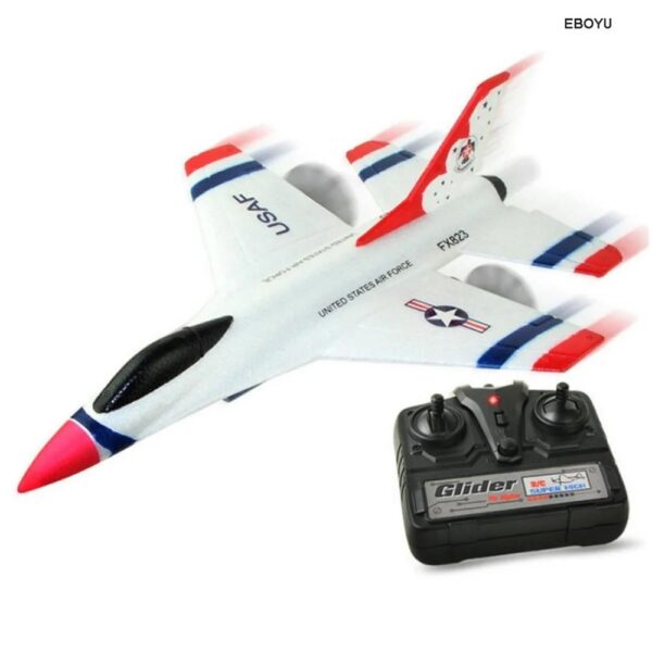 FX823 Remote Control Airplane F16 Fighter Aircraft Foam RC Glider Model Toys For Boys Girls Birthday Gifts F16 fighter