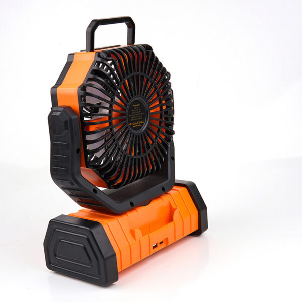 Camping Fan with LED Light, 20000mAh Rechargeable Battery Operated Tent Fan